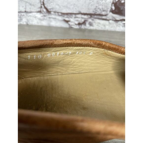 Gucci Brown Leather Web Horsebit Dress Loafers Shoes Men’s Sz 10.5D US/44EU Read - Picture 9 of 16